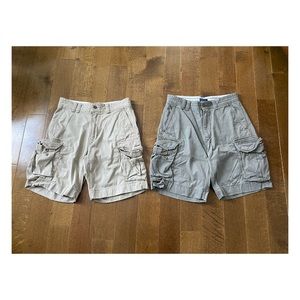 2 pairs of Ralph Lauren Polo cargo shorts